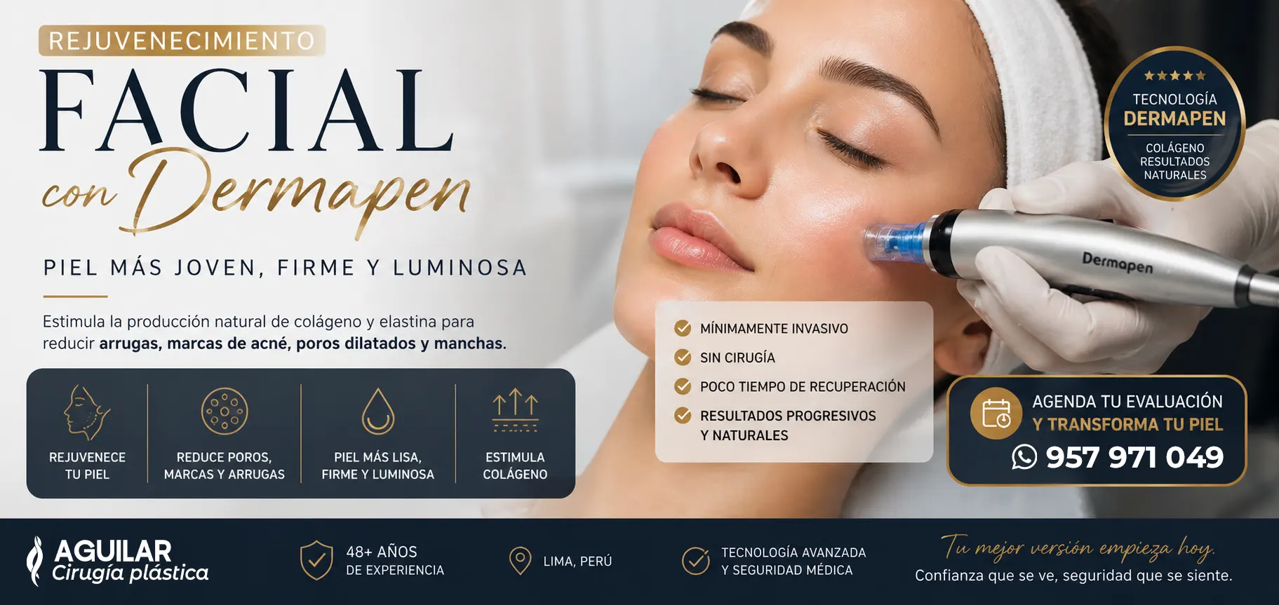 dermapen facial en Lima tratamiento rejuvenecimiento