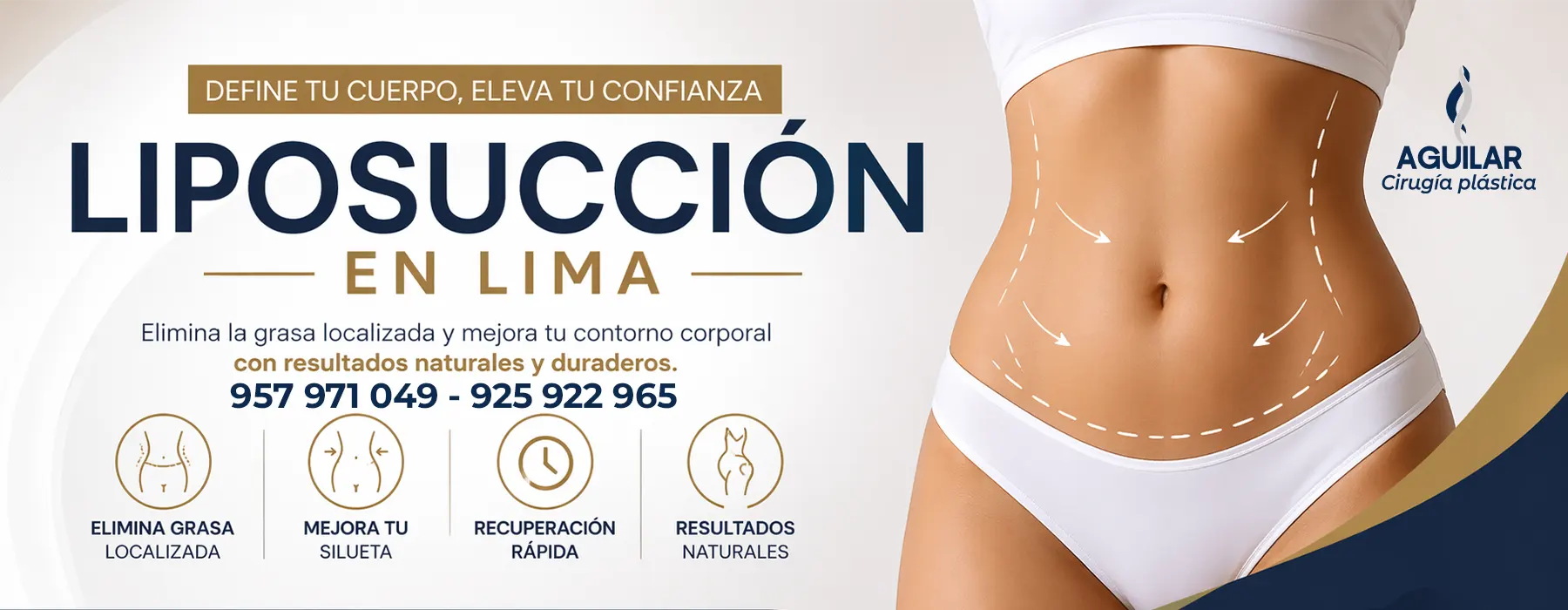 Liposucción de brazos en Lima para eliminar grasa localizada y lograr brazos más definidos con resultados naturales.