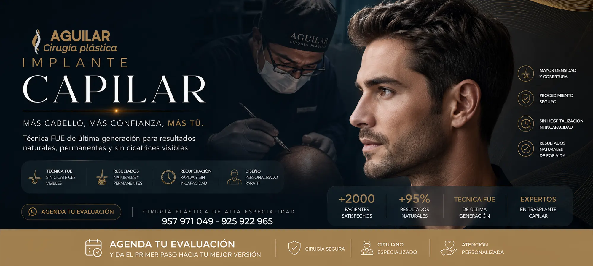 Implante capilar en Lima con resultados naturales y permanentes