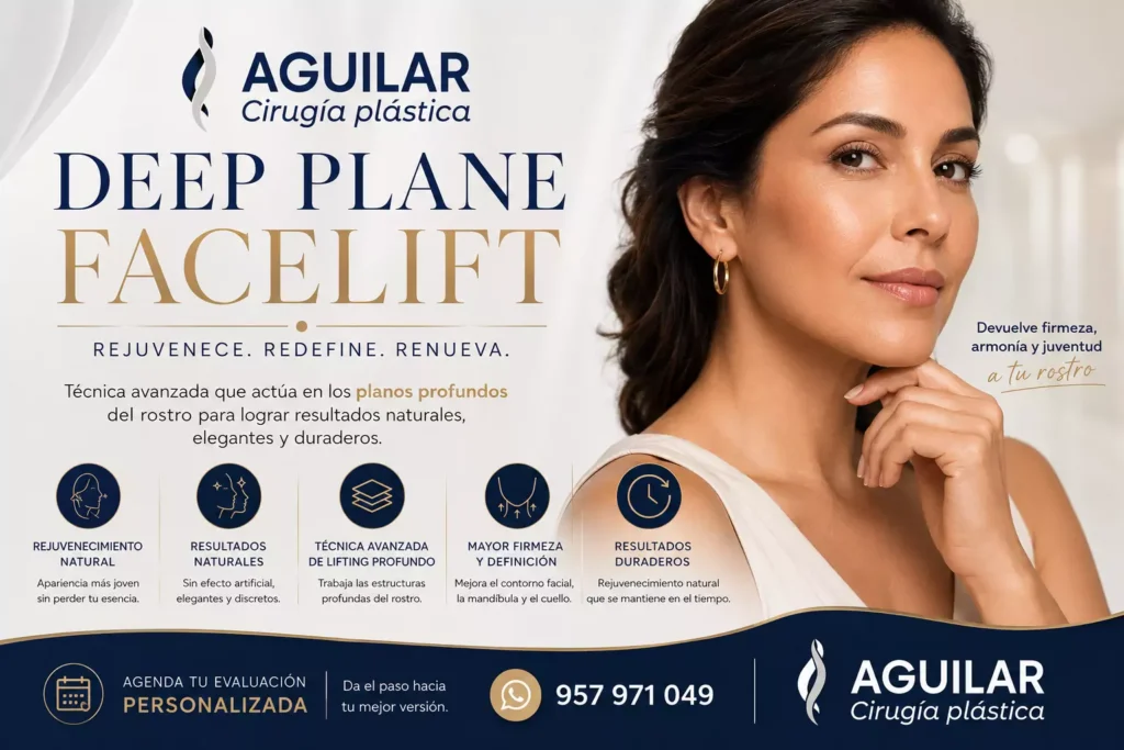 Deep Plane Facelift con enfoque en armonía facial y resultados duraderos