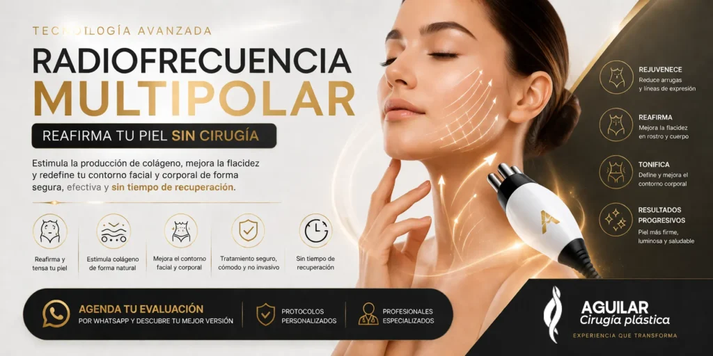 Radiofrecuencia multipolar en Lima para reafirmar piel