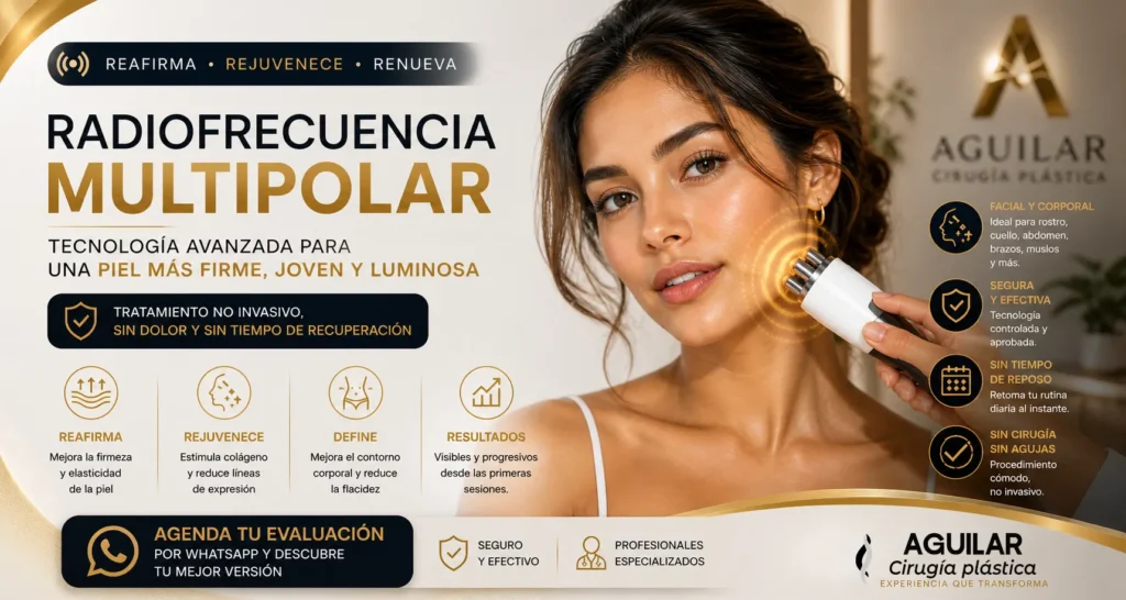 radiofrecuencia multipolar en Lima reafirma tu piel sin cirugía